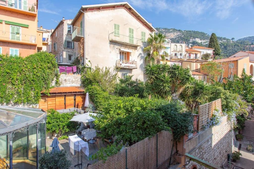 #40 Bright Sea View Suite For 6 2Mins Walk Port & Sea Villefranche-sur-Mer Kültér fotó